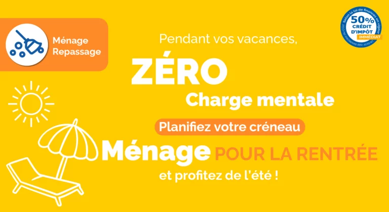 Bannière home page pendant vacances